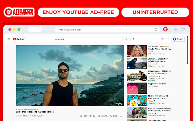 Extension adblock for youtube noti.tv